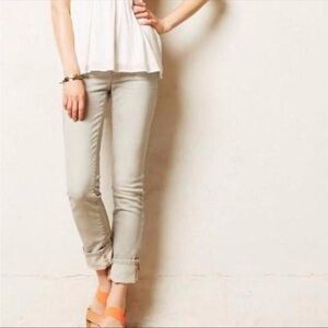 ANTHROPOLOGIE Pilcro and the letterpress Stet gray legging jeans